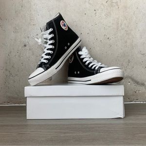 Black Hi-Top Sneakers (Brand New Shoes)
